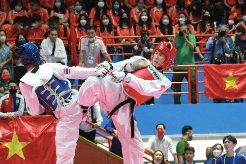 Nữ võ sỹ lập công, tuyển taekwondo vượt xa chỉ tiêu SEA Games 31