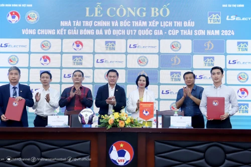 Thái Sơn Nam tiếp tục đồng hành cùng giải U17 quốc gia