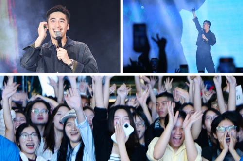 "Hoàng tử Indie" Vũ khuấy động đêm nhạc hội Uni-Stellar