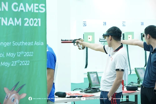 Xạ thủ Việt Nam tận dụng lợi thế, quyết giành 5-6 HCV SEA Games 31