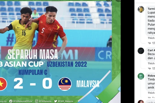 Cổ động viên Malaysia: 'Nhìn U23 Việt Nam mà... phát thèm'