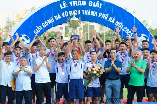 Hoài Đức vô địch giải bóng đá toàn thành phố Hà Nội