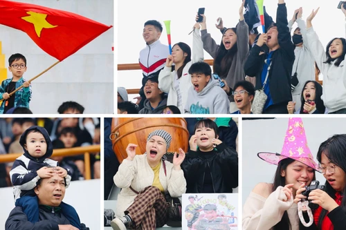 Sôi động khán đài bóng đá học sinh - An ninh Thủ đô