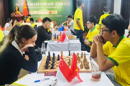 Kỳ thủ 10 quốc gia tranh tài giải cờ vua quốc tế Hà Nội năm 2023