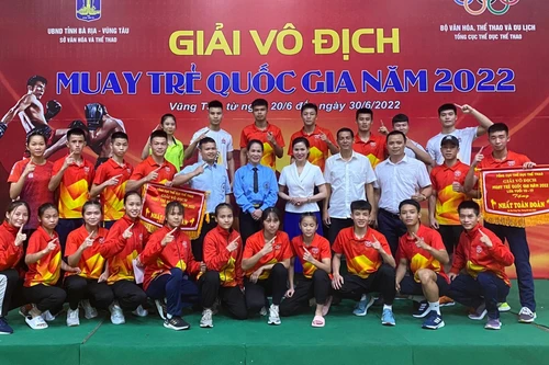 Các võ sỹ Hà Nội áp đảo tại giải muay trẻ quốc gia