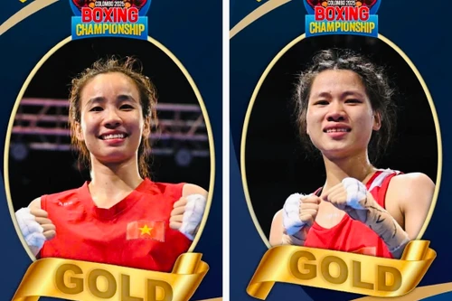 Việt Nam giành 2 huy chương vàng boxing trẻ châu Á