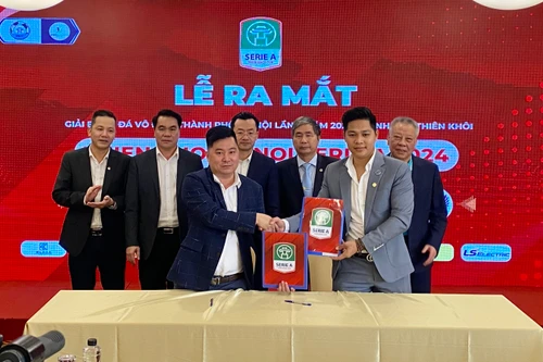 8 đội tranh cúp Thiên Khôi Hà Nội Serie A 2024