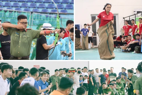 Sôi nổi hội thao thanh niên Công an Thủ đô mở rộng