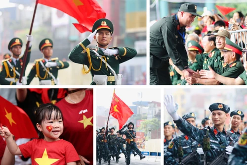 Khoảnh khắc đẹp của Thủ đô trong ngày diễu binh mừng Quốc khánh 2-9