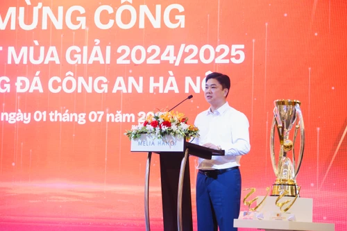 Toàn văn bài phát biểu của Chủ tịch CLB Công an Hà Nội tại lễ mừng công mùa giải 2024/25