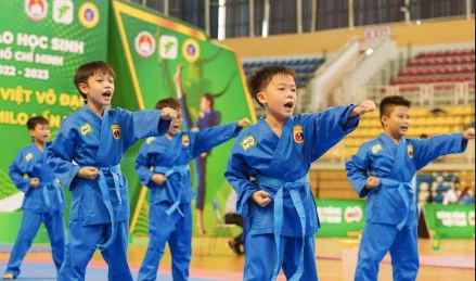 Gần 2.000 học sinh dự giải vovinam cúp Nestlé Milo