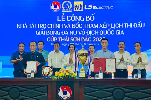 Thái Sơn Bắc 15 năm liên tiếp tài trợ giải bóng đá nữ vô địch quốc gia