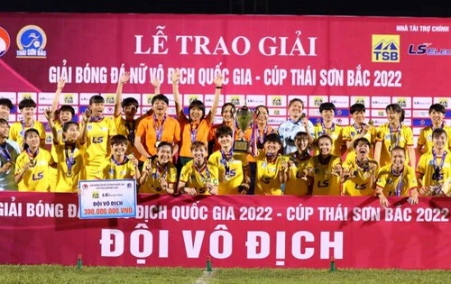 8 đội tranh chức vô địch bóng đá nữ quốc gia 2023
