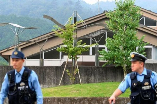 Hiện trường ban đầu vụ chém giết người tàn tật tại Nhật Bản