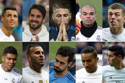 Các ngôi sao trong "danh sách đen" bị đẩy khỏi Real gồm những ai?
