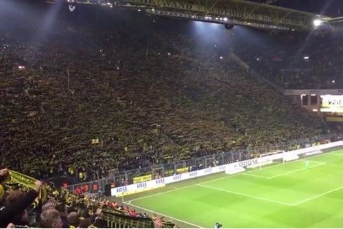 CĐV Dortmund chết trên sân Signal Iduna Park