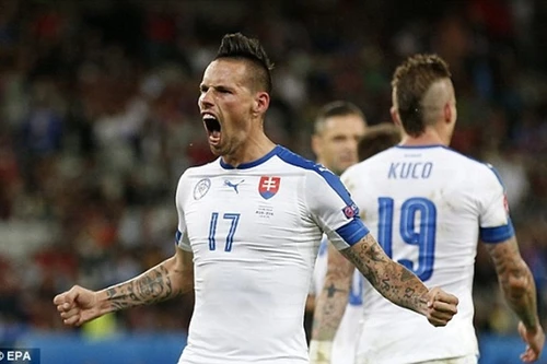 Nga 1-2 Slovakia: "Chim ưng" đánh bại "Gấu Nga"