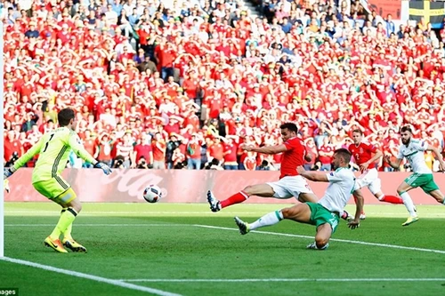 Bale đặt dấu ấn giúp xứ Wales thẳng tiến