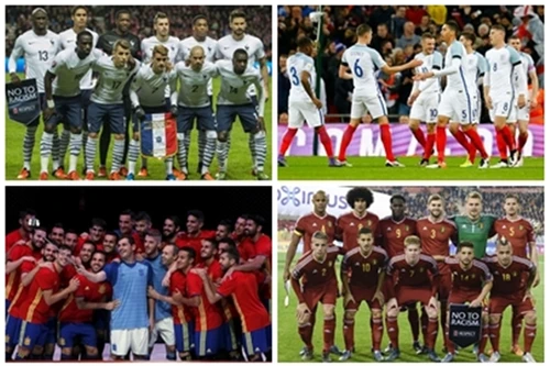 Danh sách cầu thủ chính thức 24 đội bóng đua tranh tại EURO 2016