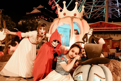Thót tim với thế giới ma tại Halloween Sun World Danang Wonders