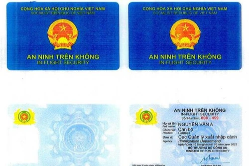Thẻ An ninh trên không do Bộ Công an đề xuất cấp cho ai, hạn sử dụng bao lâu?