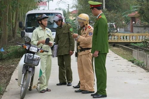 Phạm vi tuần tra và xử lý vi phạm giao thông của lực lượng Công an xã 