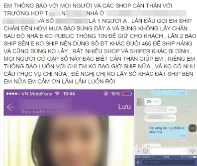 Bán hàng online tung ảnh 'bóc phốt' khách 'bùng' tiền có phạm luật?