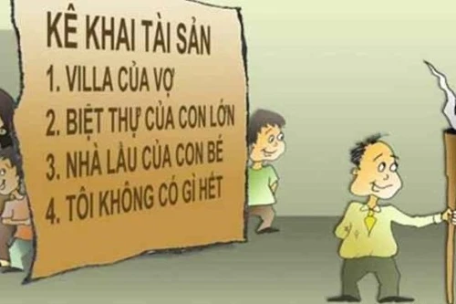Người thân nào của cán bộ, công chức phải kê khai tài sản?