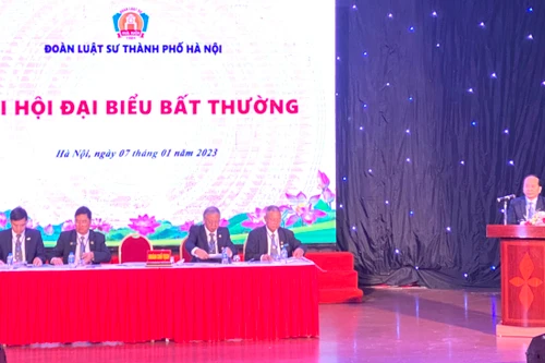 Đoàn Luật sư Thành phố Hà Nội tổ chức đại hội bất thường 