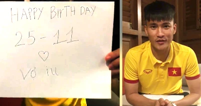 Công Vinh gửi lời chúc tình cảm, mừng sinh nhật vợ qua facebook