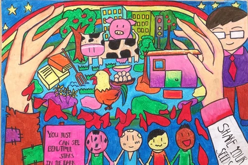 Chống bán phá giá qua… tranh vẽ trẻ thơ