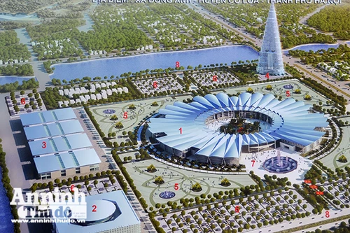 Ngắm phối cảnh tuyệt đẹp của Trung tâm triển lãm Việt Nam trước ngày động thổ