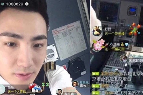 Phi công phát trực tiếp cảnh lái máy bay gây phẫn nộ