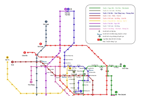 Dự án đường sắt Cát Linh - Hà Đông "mượn" bản đồ toàn tuyến trên mạng để... trưng bày