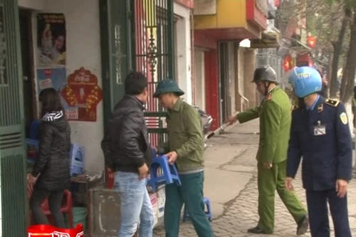 Quận Hoàng Mai ra quân năm trật tự và văn minh đô thị 2014