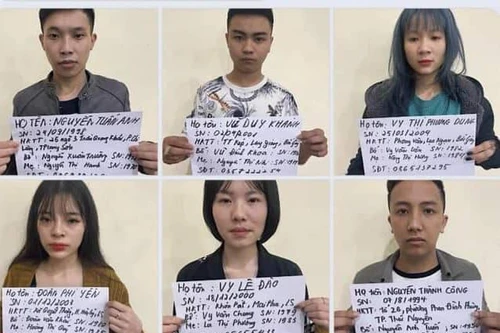 Nhiều thanh niên nam, nữ bị bắt vì liên quan đến ma túy