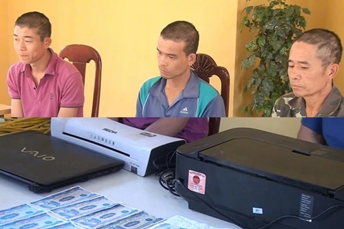 Nghiện ma túy, cờ bạc nhóm đối tượng in tiền giả sử dụng