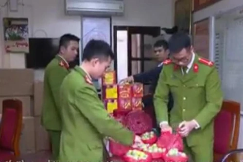 Tạm giữ hình sự đối tượng vận chuyển pháo trái phép 