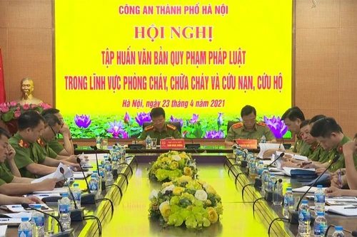 Tập huấn trực tuyến các văn bản quy phạm pháp luật về phòng cháy chữa cháy và cứu nạn cứu hộ