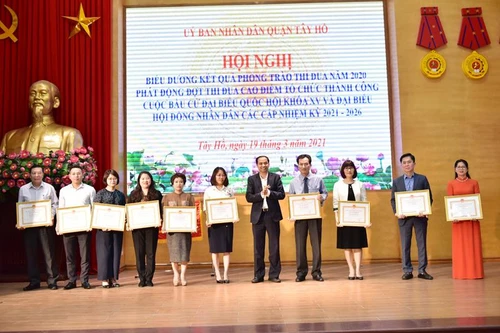 Phát động thi đua cao điểm tổ chức thành công bầu cử đại biểu Quốc hội khóa XV và đại biểu HĐND các cấp