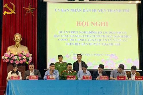 Tăng cường công tác đảm bảo an toàn phòng cháy cho cấp cơ sở