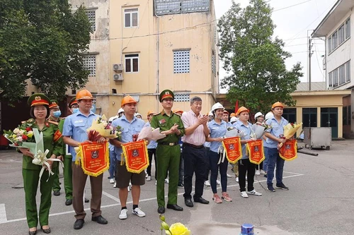 Kiểm tra, đánh giá công tác phòng cháy, chữa cháy tại Tổng công ty may Đức Giang