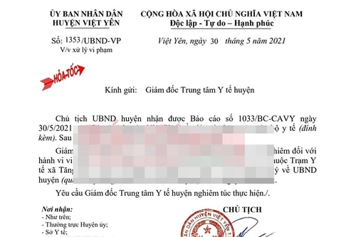 Điều tra, xử lý nghiêm vụ y sĩ “vòi tiền” người nhà bệnh nhân Covid-19