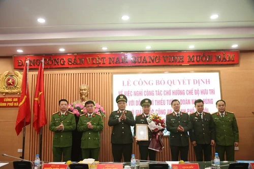 Công an Hà Nội công bố quyết định nghỉ chờ hưu trí đối với Thiếu tướng Đoàn Ngọc Hùng 