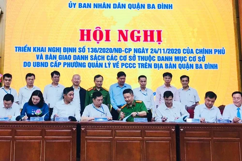 Bàn giao, phân cấp quản lý Nhà nước về phòng cháy, chữa cháy cho cấp phường 