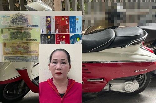 [Clip] Cận cảnh vụ móc cốp xe trộm ví tiền của “nữ quái” 4 tiền án 