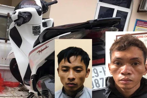 Công an xã tuần tra, bắt giữ đối tượng trộm cắp xe máy