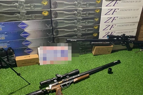 Phát hiện hàng nghìn linh kiện lắp súng tự chế