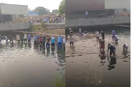 Xử lý nghiêm vi phạm tập trung đông người “thi” bắt cá