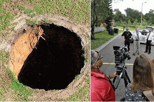 Hố tử thần "tái xuất"